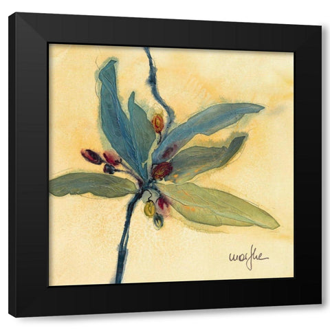 Olivier II Black Modern Wood Framed Art Print by Marthe