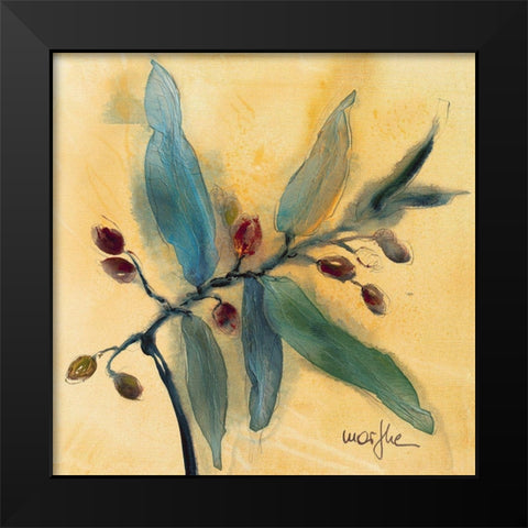 Olivier III Black Modern Wood Framed Art Print by Marthe