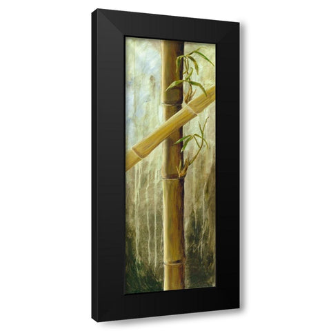 Rainforest II Black Modern Wood Framed Art Print with Double Matting by Haggenmacher, Maritta