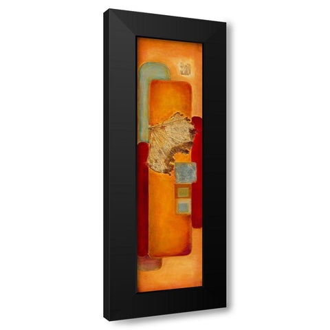 Les nenuphars d or I Black Modern Wood Framed Art Print with Double Matting by Perinciolo Duluc, Lyne