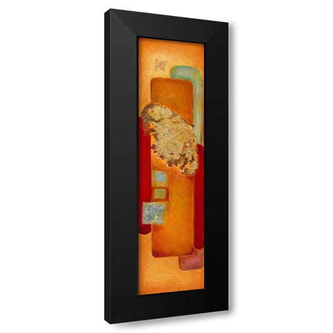 Les nenuphars d or II Black Modern Wood Framed Art Print with Double Matting by Perinciolo Duluc, Lyne