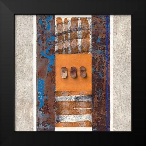 Changes I Black Modern Wood Framed Art Print by Planker, Karin