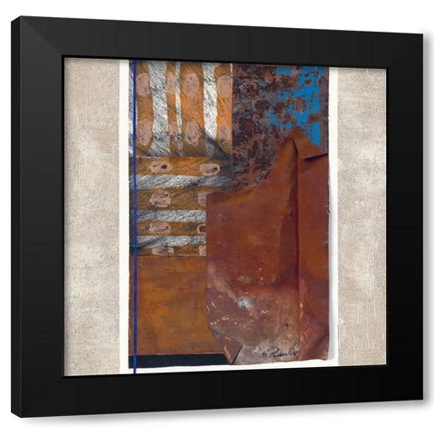 Changes II Black Modern Wood Framed Art Print with Double Matting by Planker, Karin