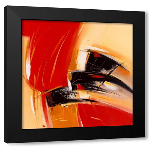 Effusion Black Modern Wood Framed Art Print by Ball, Veronique