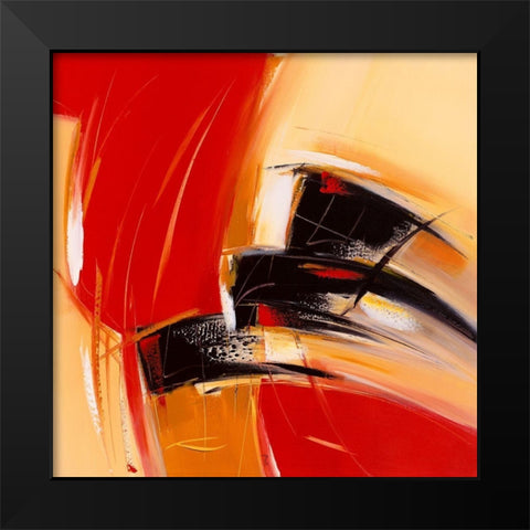 Effusion Black Modern Wood Framed Art Print by Ball, Veronique