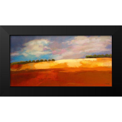 Vers Fes - falaise Black Modern Wood Framed Art Print by Mazur-Devaux, Ewa