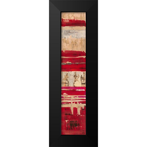 Metamorphosen III Black Modern Wood Framed Art Print by Richter-Armgart, Rose