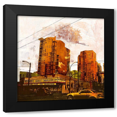 Drugs Black Modern Wood Framed Art Print with Double Matting by Olukman, Ayline