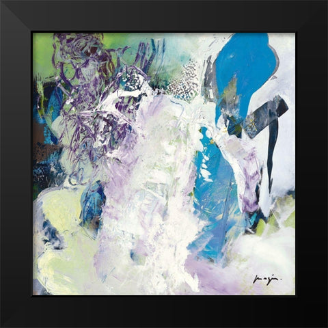 Abysse I Black Modern Wood Framed Art Print by Magis, Pascal