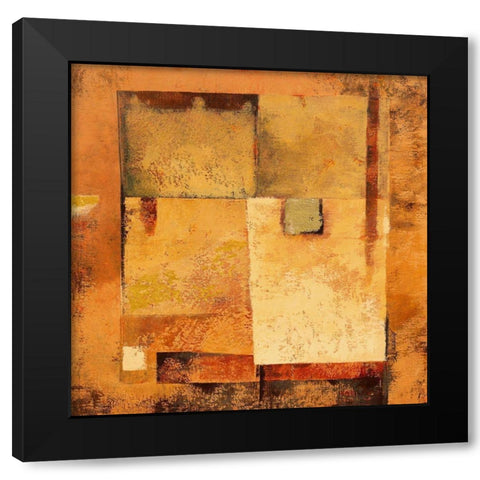 Nubie Black Modern Wood Framed Art Print by Grux, Jordane D.