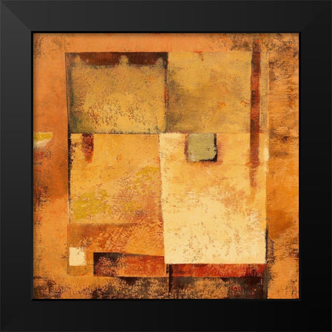 Nubie Black Modern Wood Framed Art Print by Grux, Jordane D.