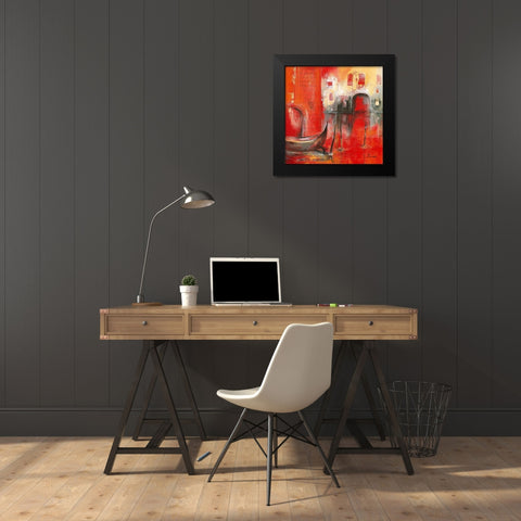 Venise Mysterieuse I Black Modern Wood Framed Art Print by Manero, Annie