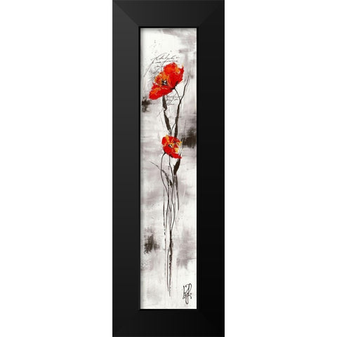 Reve fleurie II Black Modern Wood Framed Art Print by Zacher-Finet, Isabelle