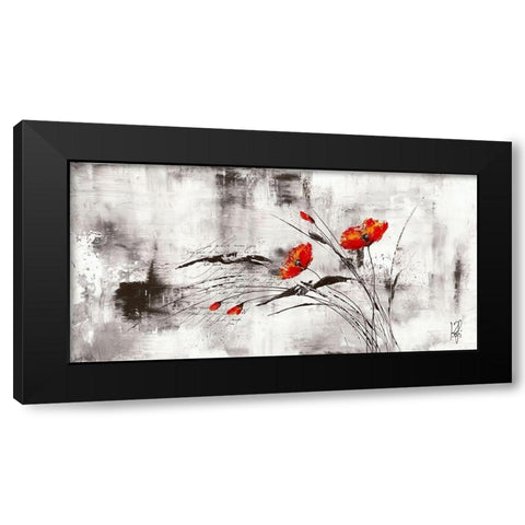 Reve fleurie VI Black Modern Wood Framed Art Print by Zacher-Finet, Isabelle