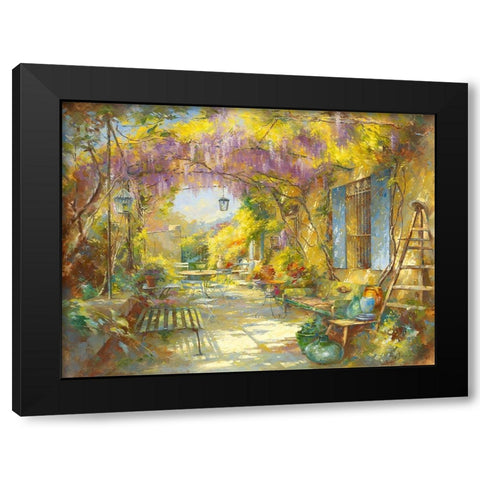 Le chapeau du peintre Black Modern Wood Framed Art Print with Double Matting by Messely, Johan