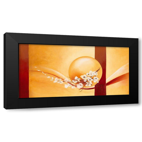 Le temps suspendu Black Modern Wood Framed Art Print by Triki, Bernadette