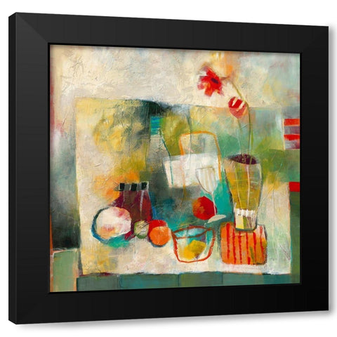 Stillleben I Black Modern Wood Framed Art Print by Daniel, Manuela