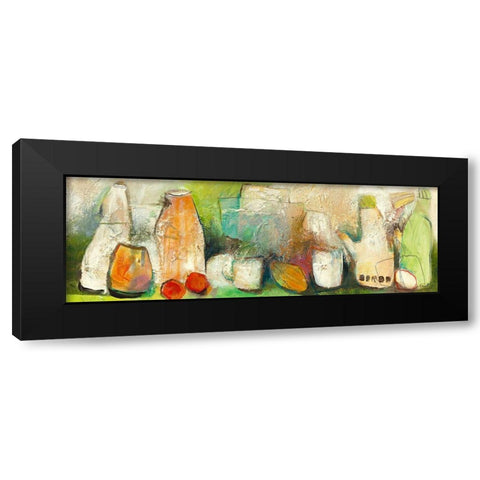 Stillleben IV Black Modern Wood Framed Art Print with Double Matting by Daniel, Manuela