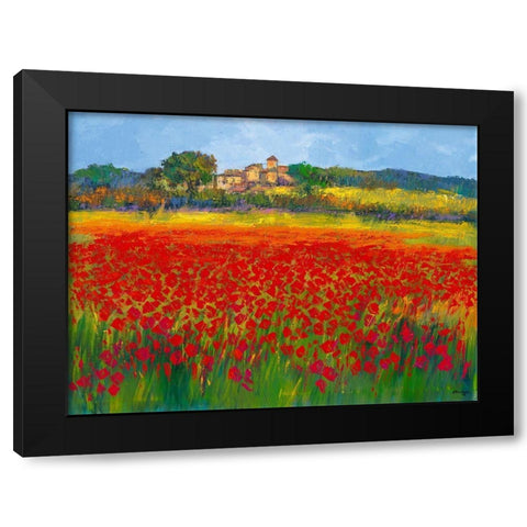 Mallorca en primavera Black Modern Wood Framed Art Print by Camargo, Jesus P.