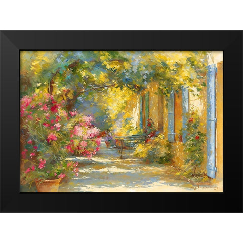 Explosion Black Modern Wood Framed Art Print by Messely, Johan