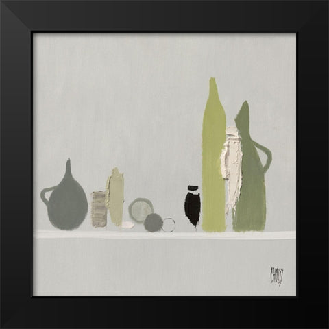 Nature Morte aux fruits II Black Modern Wood Framed Art Print by Choisy, Christian