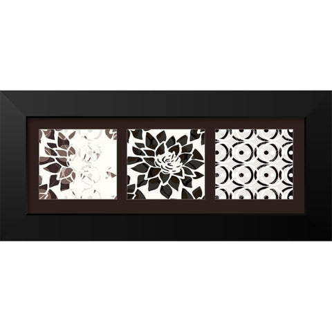 Nature I Black Modern Wood Framed Art Print by Talva Design