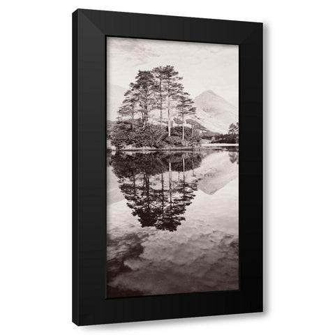 Lochan Urr-Glen Etive-Scotland Black Modern Wood Framed Art Print with Double Matting by Butcher, Dave