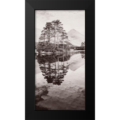 Lochan Urr-Glen Etive-Scotland Black Modern Wood Framed Art Print by Butcher, Dave