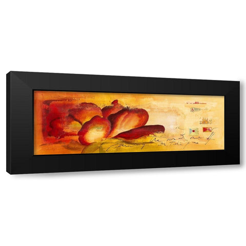 Tu risa I Black Modern Wood Framed Art Print with Double Matting by Leys, Gemma