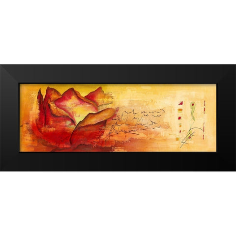 Corazon IV Black Modern Wood Framed Art Print by Leys, Gemma