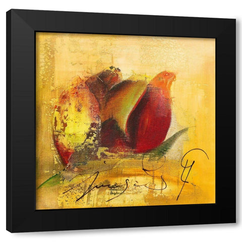 Juegas I Black Modern Wood Framed Art Print by Leys, Gemma