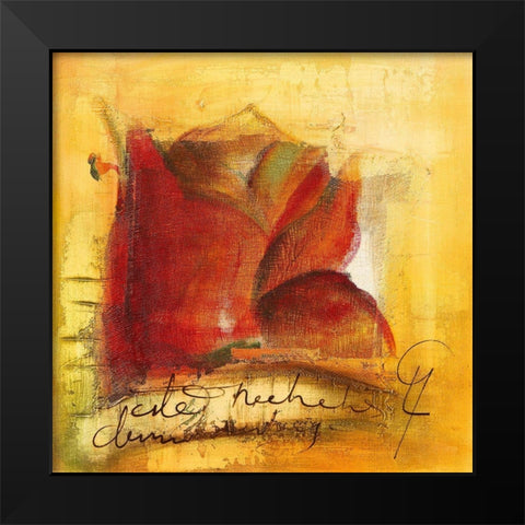La Noche Black Modern Wood Framed Art Print by Leys, Gemma