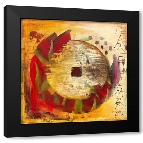 Rosa I Black Modern Wood Framed Art Print by Leys, Gemma