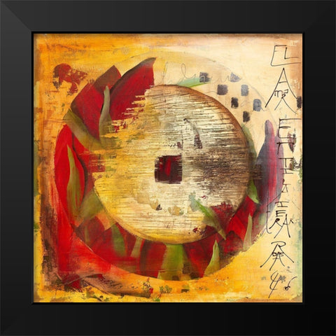 Rosa I Black Modern Wood Framed Art Print by Leys, Gemma