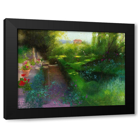 Granada XXV Black Modern Wood Framed Art Print with Double Matting by Cereceda Martinez, Angeles