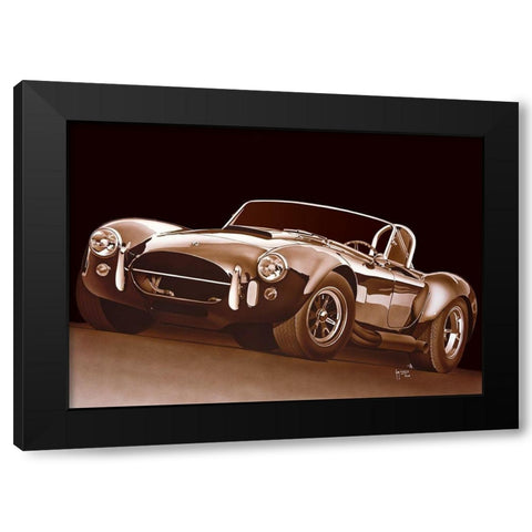427 Under the Light Black Modern Wood Framed Art Print with Double Matting by Tempier, Guy