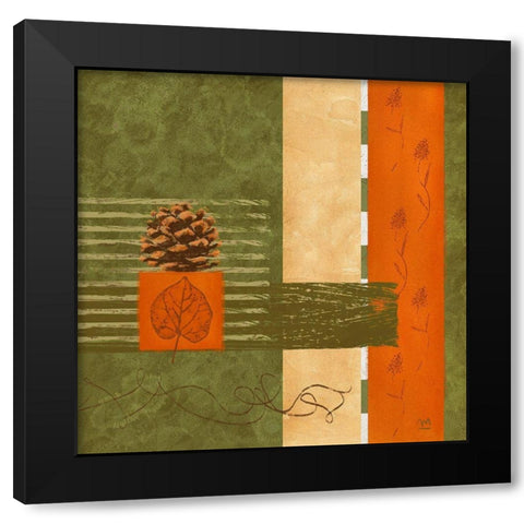 Autumn Light I Black Modern Wood Framed Art Print with Double Matting by Miebach, Carsten