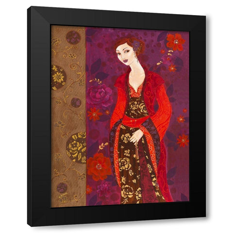 Louanges sous les bosquets Black Modern Wood Framed Art Print by Pillault, Loetitia