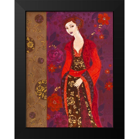 Louanges sous les bosquets Black Modern Wood Framed Art Print by Pillault, Loetitia