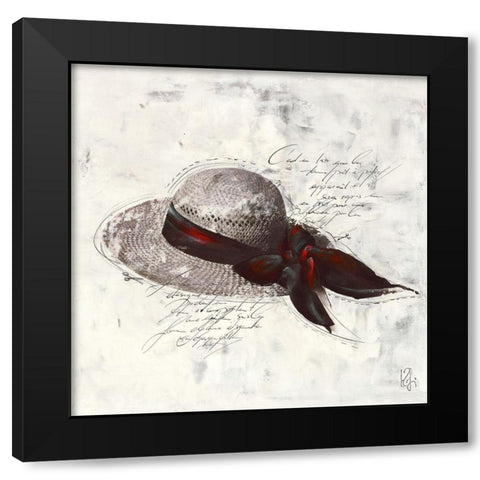 Pret-a-porter I Black Modern Wood Framed Art Print with Double Matting by Zacher-Finet, Isabelle