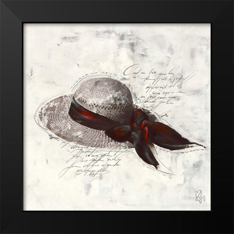 Pret-a-porter I Black Modern Wood Framed Art Print by Zacher-Finet, Isabelle
