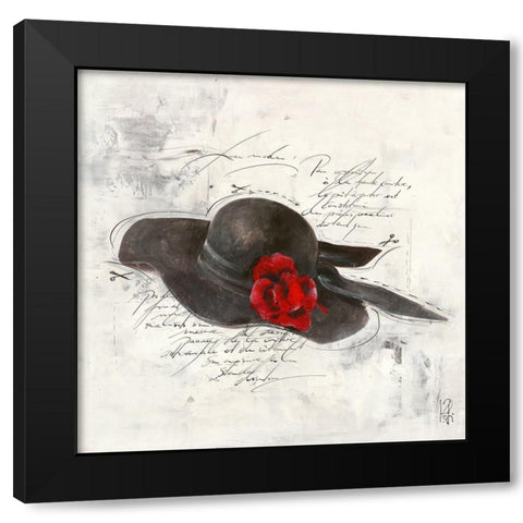 Pret-a-porter II Black Modern Wood Framed Art Print with Double Matting by Zacher-Finet, Isabelle