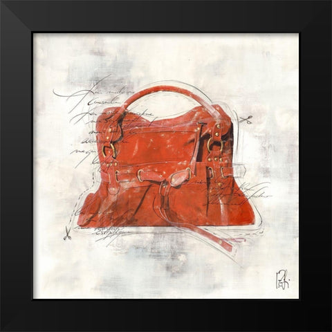 Pret-a-porter IV Black Modern Wood Framed Art Print by Zacher-Finet, Isabelle