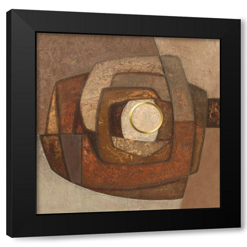 Marry Black Modern Wood Framed Art Print by Jones, Jodi