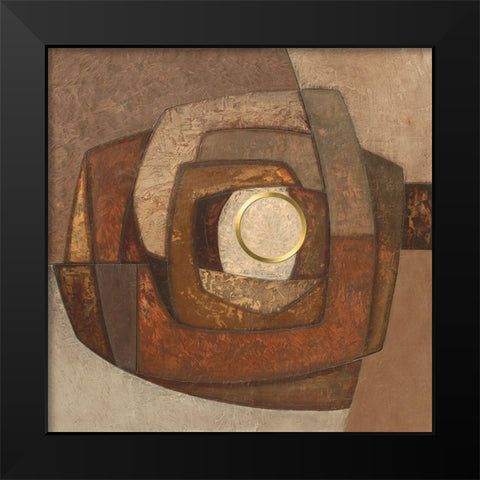 Marry Black Modern Wood Framed Art Print by Jones, Jodi