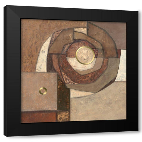 Integral Black Modern Wood Framed Art Print with Double Matting by Jones, Jodi