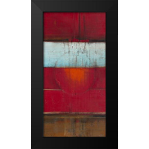 Un Y Dos Black Modern Wood Framed Art Print by Becam, Carole