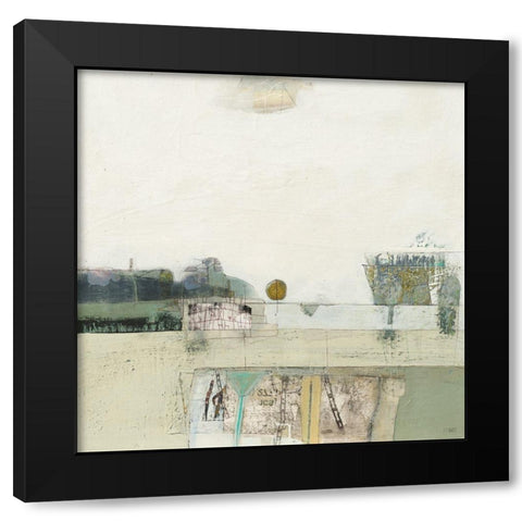 Glacial Whistles Black Modern Wood Framed Art Print with Double Matting by Frampton, Russell