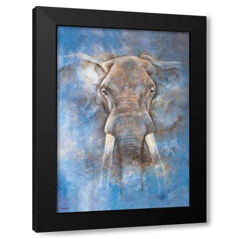 Le grand male Black Modern Wood Framed Art Print by Gack, Jean-Pierre