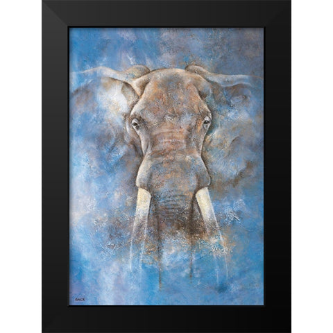 Le grand male Black Modern Wood Framed Art Print by Gack, Jean-Pierre